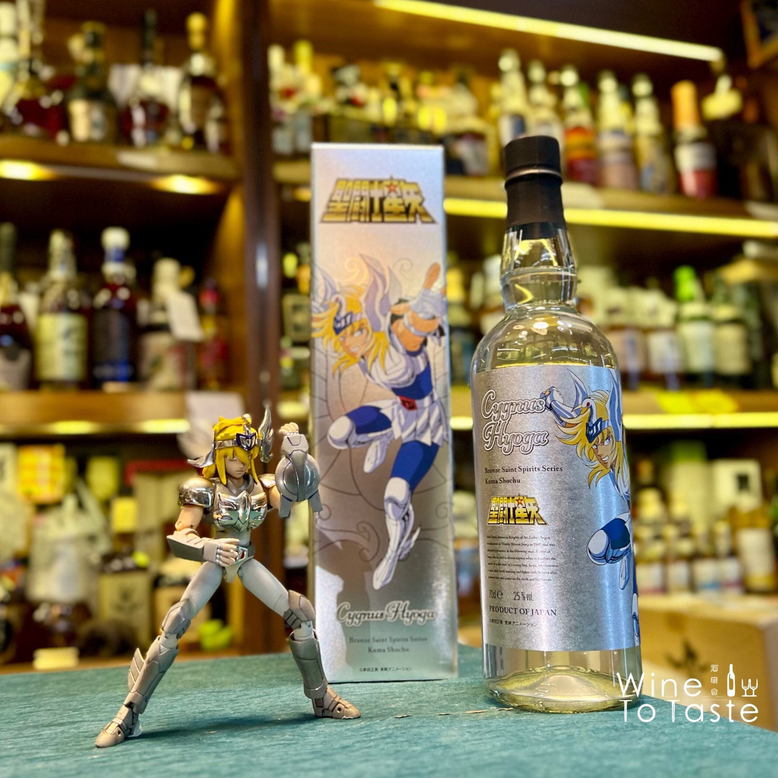 聖鬥士星矢 - 青銅舊聖衣白鳥冰河焼酎 - 700ml